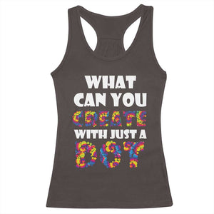Happy Dot Day Racerback Tank Top What Can You Create With Just A Dot TS09 Dark Chocolate Print Your Wear