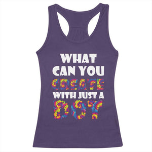 Happy Dot Day Racerback Tank Top What Can You Create With Just A Dot TS09 Purple Print Your Wear