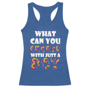 Happy Dot Day Racerback Tank Top What Can You Create With Just A Dot TS09 Royal Blue Print Your Wear