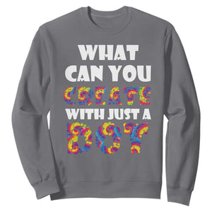 Happy Dot Day Sweatshirt What Can You Create With Just A Dot TS09 Charcoal Print Your Wear