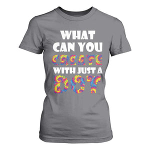 Happy Dot Day T Shirt For Women What Can You Create With Just A Dot TS09 Charcoal Print Your Wear