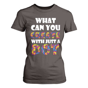 Happy Dot Day T Shirt For Women What Can You Create With Just A Dot TS09 Dark Chocolate Print Your Wear