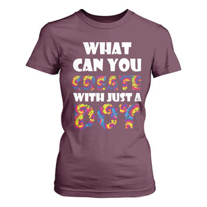 Happy Dot Day T Shirt For Women What Can You Create With Just A Dot TS09 Maroon Print Your Wear