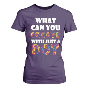 Happy Dot Day T Shirt For Women What Can You Create With Just A Dot TS09 Purple Print Your Wear