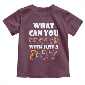 Happy Dot Day Toddler T Shirt What Can You Create With Just A Dot TS09 Maroon Print Your Wear