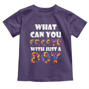 Happy Dot Day Toddler T Shirt What Can You Create With Just A Dot TS09 Purple Print Your Wear