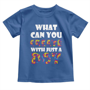 Happy Dot Day Toddler T Shirt What Can You Create With Just A Dot TS09 Royal Blue Print Your Wear