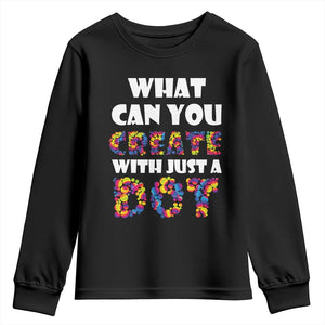 Happy Dot Day Youth Sweatshirt What Can You Create With Just A Dot TS09 Black Print Your Wear