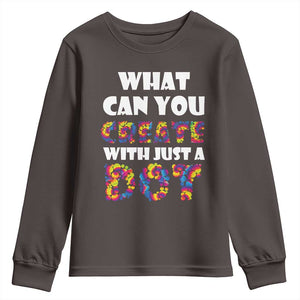 Happy Dot Day Youth Sweatshirt What Can You Create With Just A Dot TS09 Dark Chocolate Print Your Wear