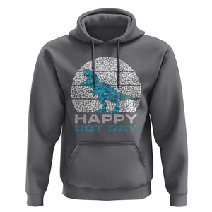 Happy Dot Day Funny Dinosaur Hoodie TS09 Charcoal Print Your Wear