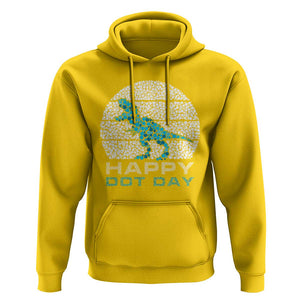 Happy Dot Day Funny Dinosaur Hoodie TS09 Daisy Print Your Wear