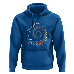 Dot Day Hoodie Make Your Mark Colorful Polka Dot TS09 Royal Blue Print Your Wear