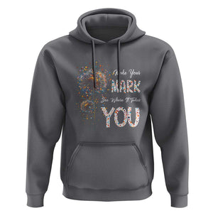 Dot Day Hoodie Make Your Mark And See Where It Takes TS09 Charcoal Print Your Wear