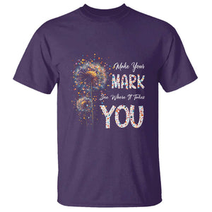 Dot Day T Shirt Make Your Mark And See Where It Takes TS09 Purple Print Your Wear