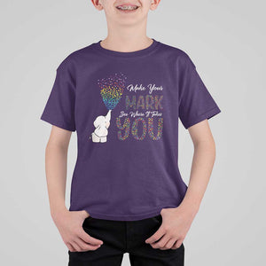 Dot Day T Shirt For Kid Make Your Mark And See Where It Takes Cute Elephant TS09 Purple Print Your Wear