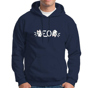 Cat Lover Hoodie Just Meow Meoow All Day TS09 Navy Print Your Wear