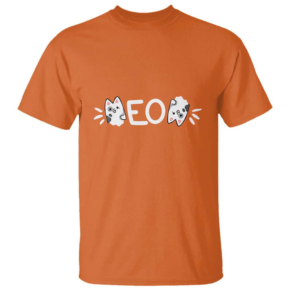 Cat Lover T Shirt Just Meow Meoow All Day TS09 Orange Print Your Wear