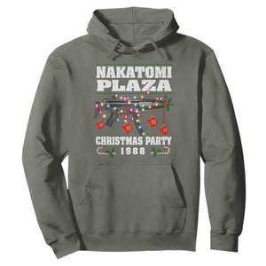 Christmas Nakatomi Plaza 1988 Hoodie Christmas Lights Machine Gun TS09 Military Green Print Your Wear