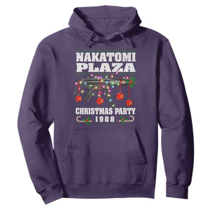 Christmas Nakatomi Plaza 1988 Hoodie Christmas Lights Machine Gun TS09 Purple Print Your Wear