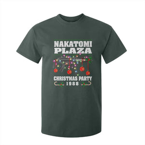 Christmas Nakatomi Plaza 1988 T Shirt For Kid Christmas Lights Machine Gun TS09 Dark Forest Green Print Your Wear