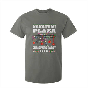 Christmas Nakatomi Plaza 1988 T Shirt For Kid Christmas Lights Machine Gun TS09 Military Green Print Your Wear
