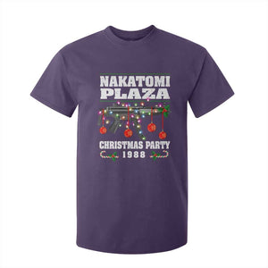 Christmas Nakatomi Plaza 1988 T Shirt For Kid Christmas Lights Machine Gun TS09 Purple Print Your Wear