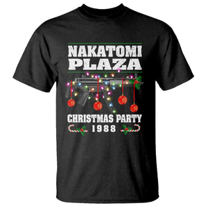 Christmas Nakatomi Plaza 1988 T Shirt Christmas Lights Machine Gun TS09 Black Print Your Wear