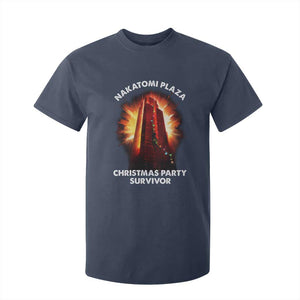 Nakatomi Plaza Christmas Party Survivor T Shirt For Kid TS09 Navy Print Your Wear