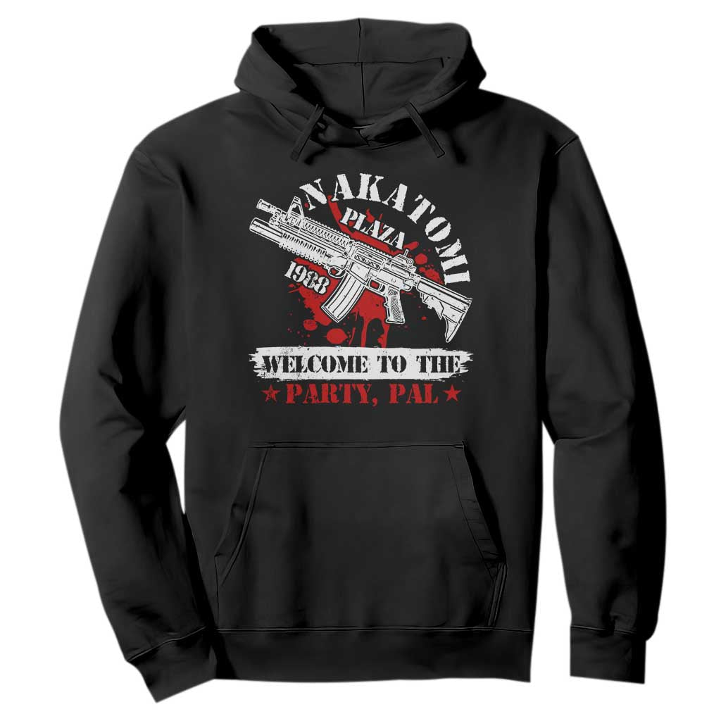 Christmas Nakatomi Plaza 1988 Hoodie Welcome To The Party Pal TS09 Black Print Your Wear
