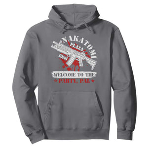 Christmas Nakatomi Plaza 1988 Hoodie Welcome To The Party Pal TS09 Charcoal Print Your Wear