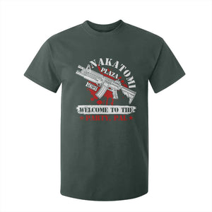 Christmas Nakatomi Plaza 1988 T Shirt For Kid Welcome To The Party Pal TS09 Dark Forest Green Print Your Wear