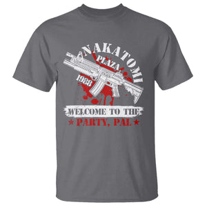 Christmas Nakatomi Plaza 1988 T Shirt Welcome To The Party Pal TS09 Charcoal Print Your Wear