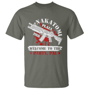 Christmas Nakatomi Plaza 1988 T Shirt Welcome To The Party Pal TS09 Military Green Print Your Wear