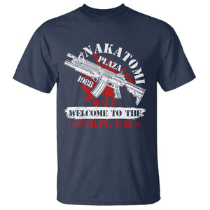 Christmas Nakatomi Plaza 1988 T Shirt Welcome To The Party Pal TS09 Navy Print Your Wear