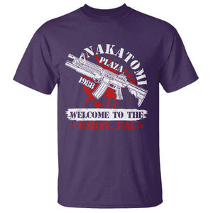 Christmas Nakatomi Plaza 1988 T Shirt Welcome To The Party Pal TS09 Purple Print Your Wear