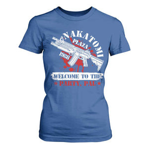 Christmas Nakatomi Plaza 1988 T Shirt For Women Welcome To The Party Pal TS09 Royal Blue Print Your Wear