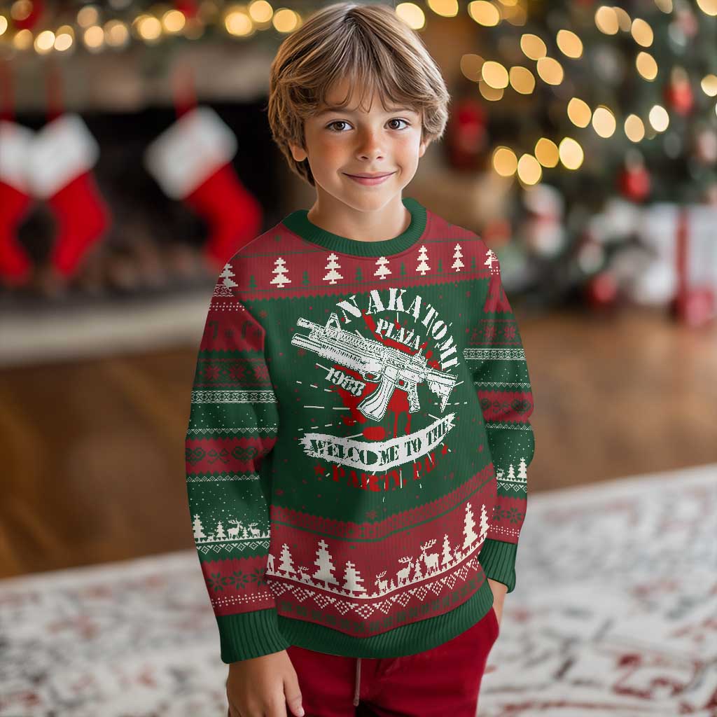 Christmas Nakatomi Plaza 1988 Ugly Christmas Sweater Welcome To The Party Pal TS09 Christmas Print Your Wear
