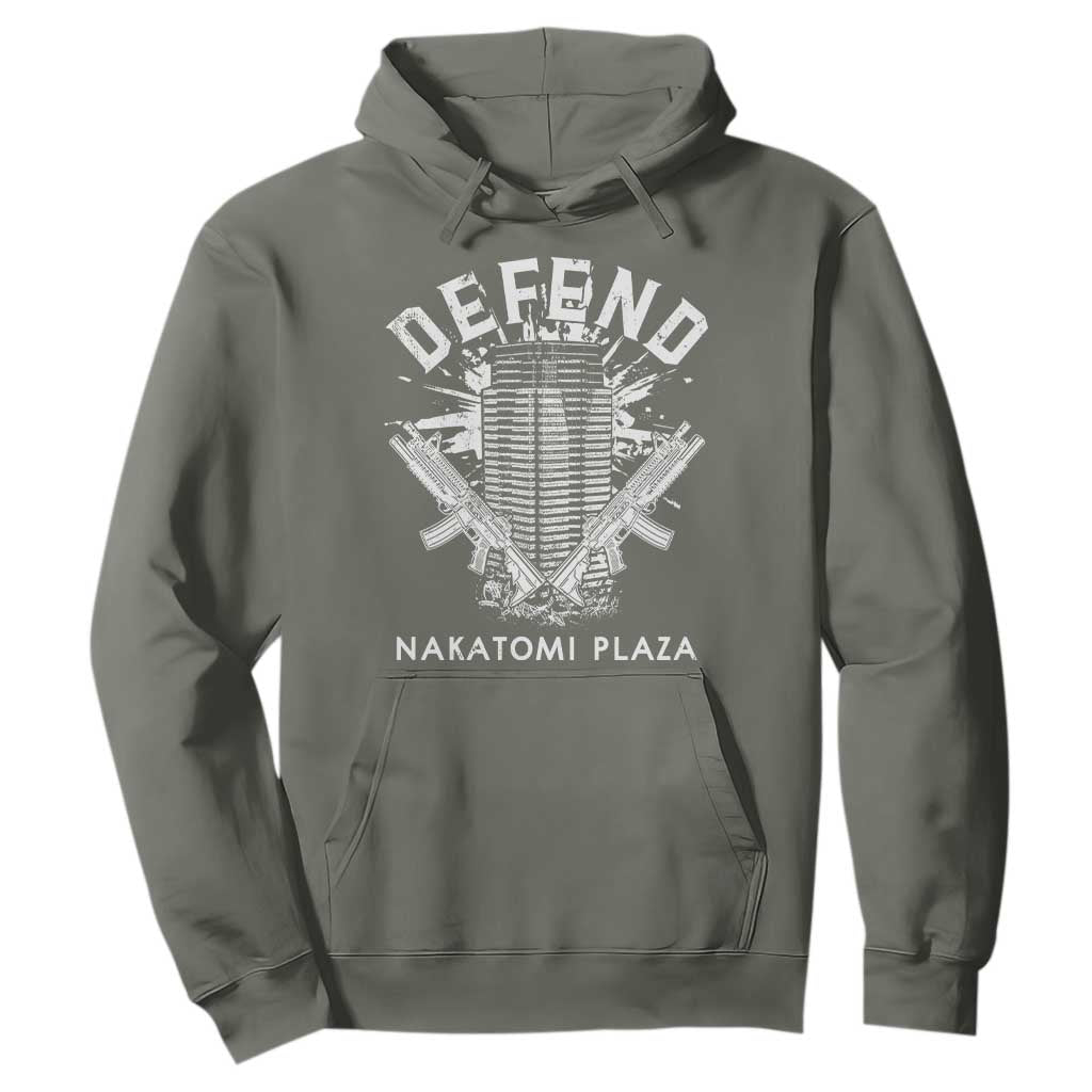Defend Nakatomi Plaza Funny Christmas Hoodie TS09 Military Green Print Your Wear