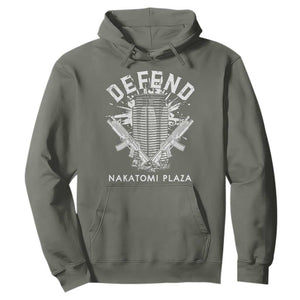 Defend Nakatomi Plaza Funny Christmas Hoodie TS09 Military Green Print Your Wear