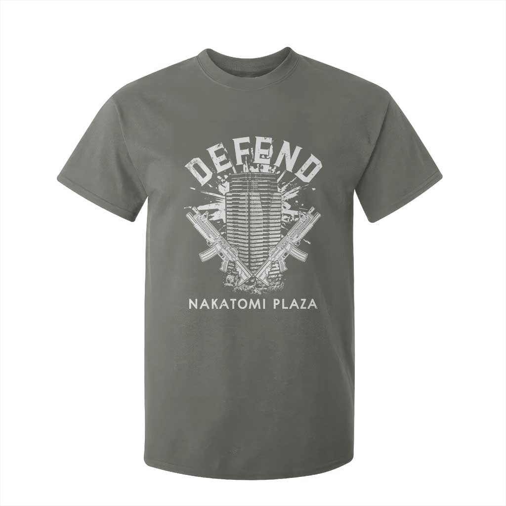 Defend Nakatomi Plaza Funny Christmas T Shirt For Kid TS09 Military Green Print Your Wear