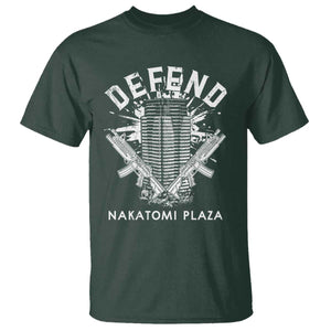 Defend Nakatomi Plaza Funny Christmas T Shirt TS09 Dark Forest Green Print Your Wear
