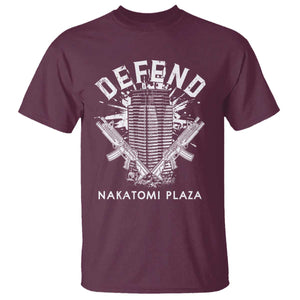 Defend Nakatomi Plaza Funny Christmas T Shirt TS09 Maroon Print Your Wear