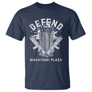 Defend Nakatomi Plaza Funny Christmas T Shirt TS09 Navy Print Your Wear