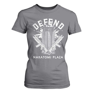 Defend Nakatomi Plaza Funny Christmas T Shirt For Women TS09 Charcoal Print Your Wear