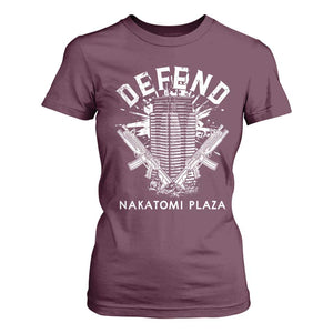 Defend Nakatomi Plaza Funny Christmas T Shirt For Women TS09 Maroon Print Your Wear