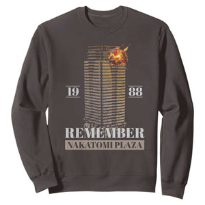 Remember Nakatomi Plaza 1988 Sweatshirt TS09 Dark Chocolate Print Your Wear