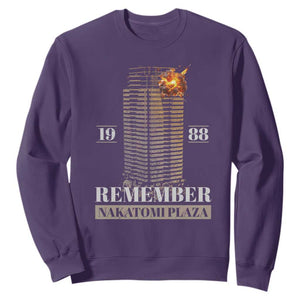 Remember Nakatomi Plaza 1988 Sweatshirt TS09 Purple Print Your Wear