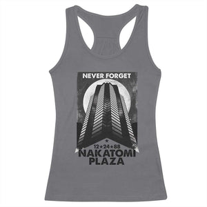 Never Forget Nakatomi Plaza 1988 Racerback Tank Top TS09 Charcoal Print Your Wear