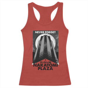 Never Forget Nakatomi Plaza 1988 Racerback Tank Top TS09 Red Print Your Wear