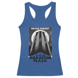 Never Forget Nakatomi Plaza 1988 Racerback Tank Top TS09 Royal Blue Print Your Wear